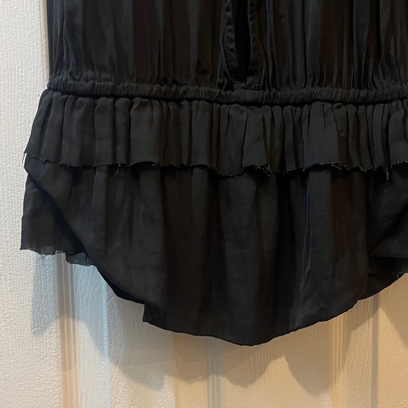 Isabel Marant Black Ruffled Blouse - Picture 2 of 4